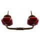 Solid Cherry Square Ceramic Bridge Handle Online